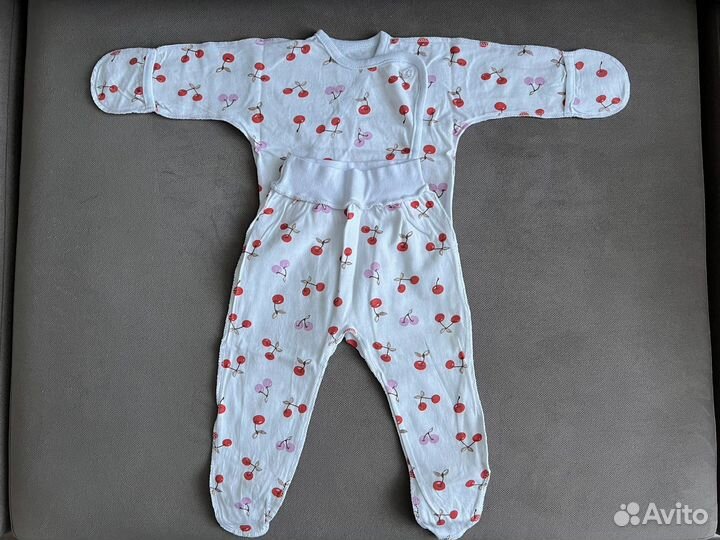 Ползунки и распашонки 56 62 для девочки