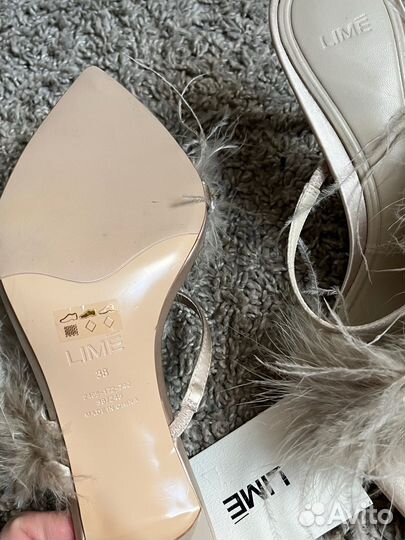 Мюли женские lime