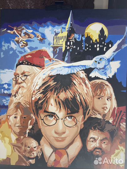 Картина по номерам (готовая)