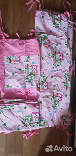 Бортики в кроватку и постельное белье