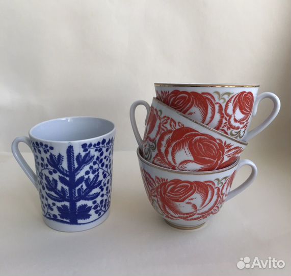 Чашки лфз 3 штуки