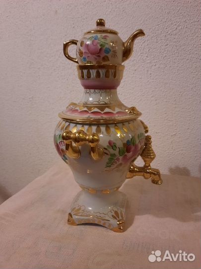Фарфоровый самовар СССР