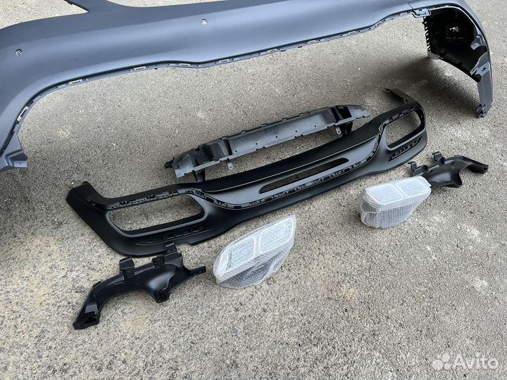 Задний бампер w222