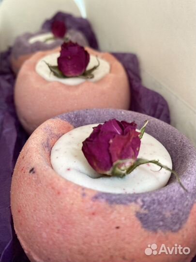 Бомбочки для ванны с пралине