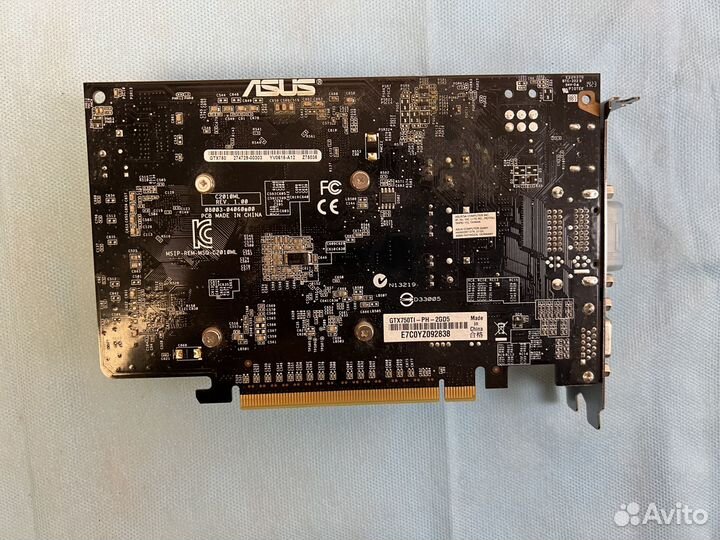 Asus GeForce GTX 750 Ti 2 гб