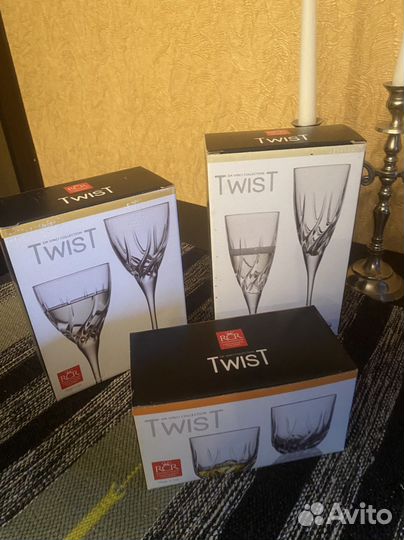 Наборы для бокалов шампанского,вина и виски