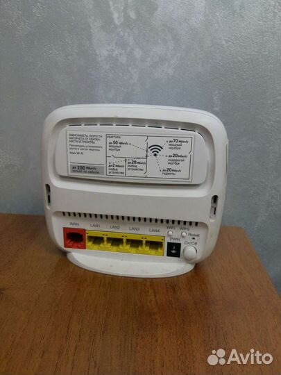 Роутер ZTE zxhn H118N Дом.ру (5908)