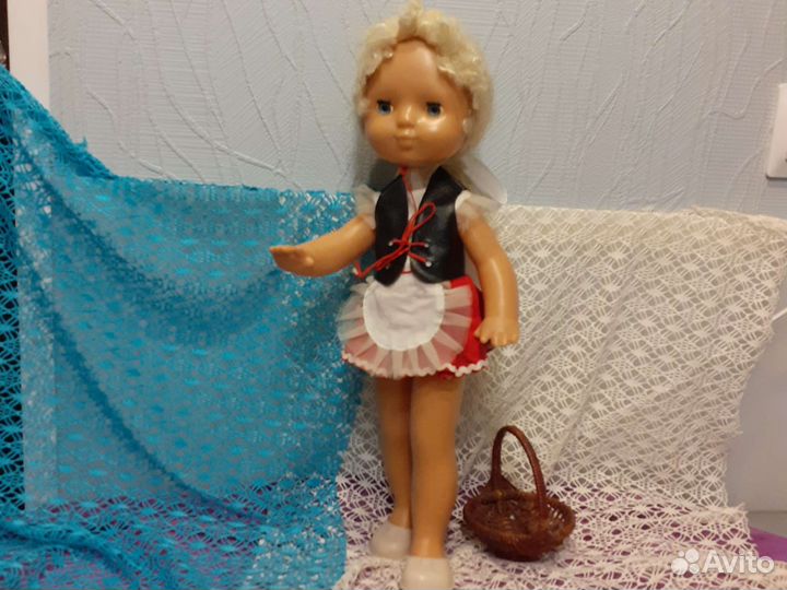 Кукла СССР Красная шапочка