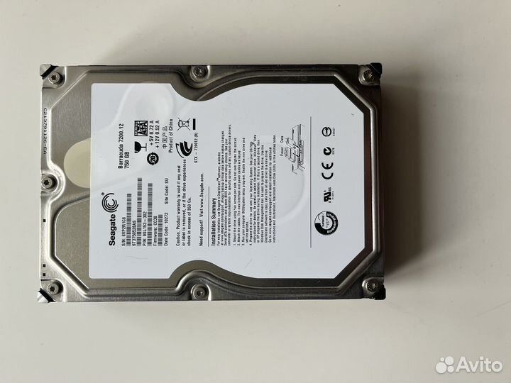 Жесткий диск SeagateBarracuda 750 гб ST3750528AS