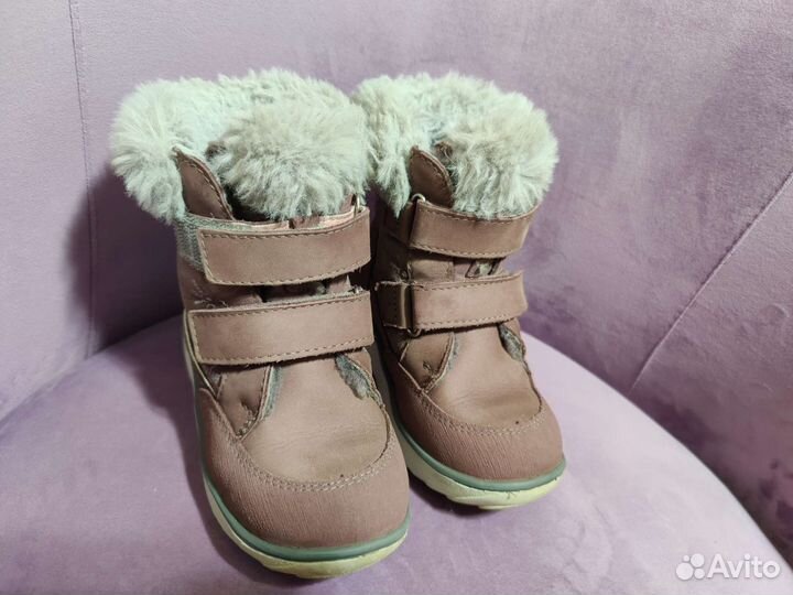 Сапоги зимние для девочки 25 размер