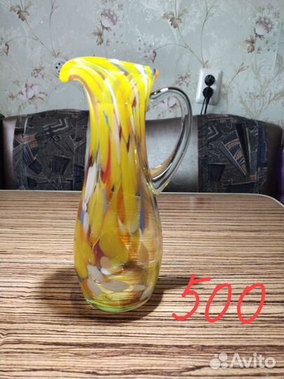 Цветное гутное стекло СССР