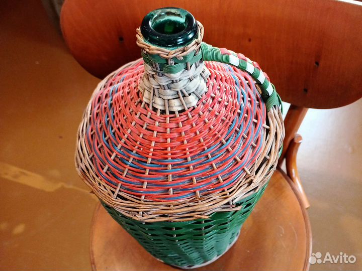 Бутылка в оплетке СССР