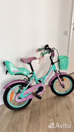 Велосипед для девочки 3-7 лет