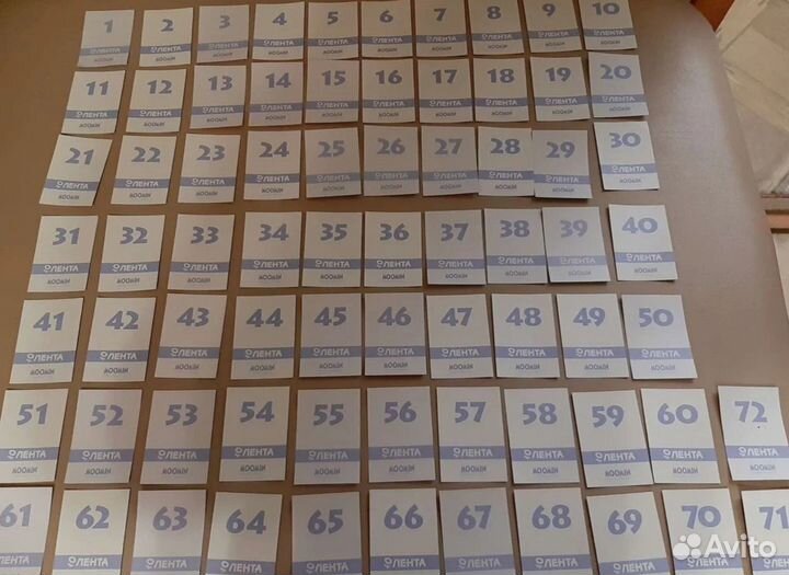 Полная коллекция наклеек Муми-троллей, 72 шт