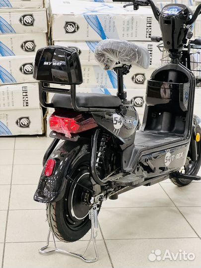 Электроскутер новый 2-х местный