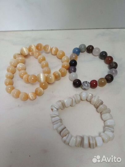 Браслеты из натуральных камней, подвески