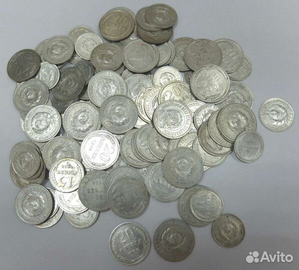 Монеты серебро 10.15.20 копеек с 1922 по 1930 года