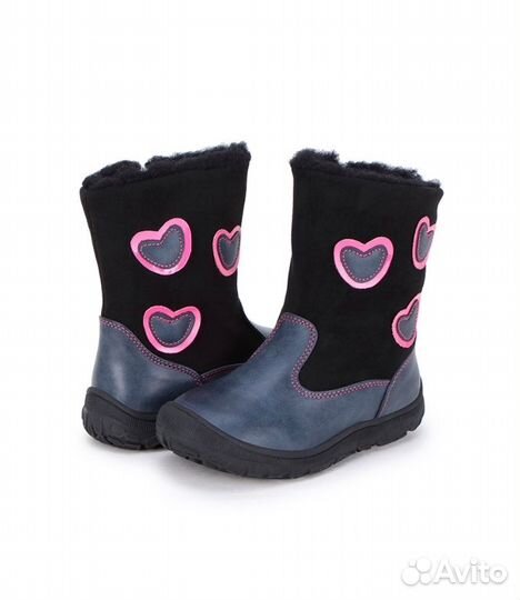 Новые сапоги для девочки, внутри шерсть