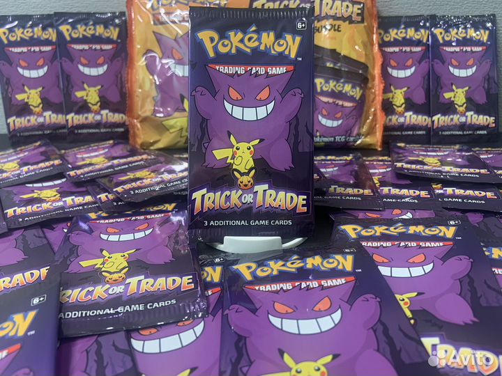 Pokemon Trick or trade(продажа от 3-х штук)