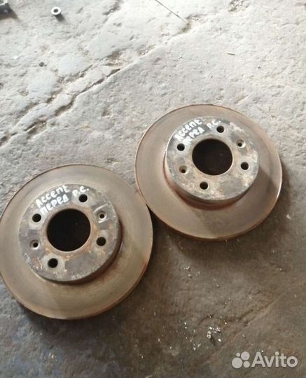 Тормозные диски, хендай, акцент
