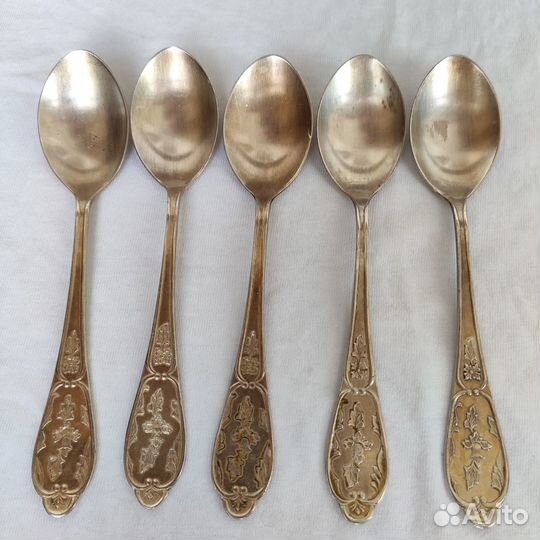 Мельхиоровые чайные ложки