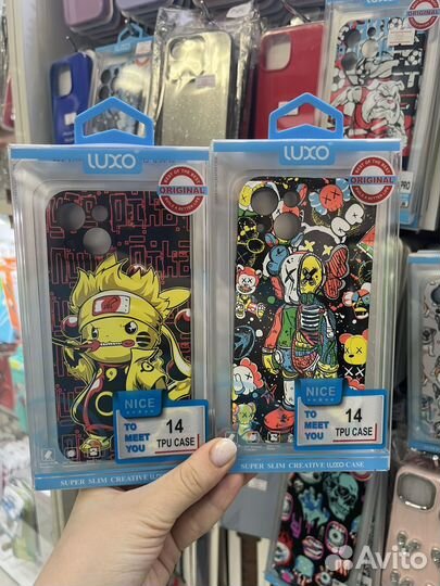 Чехлы для iPhone luxo светящиеся