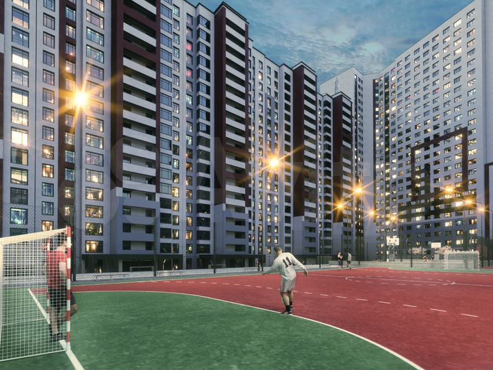 2-к. квартира, 41,3 м², 23/27 эт.