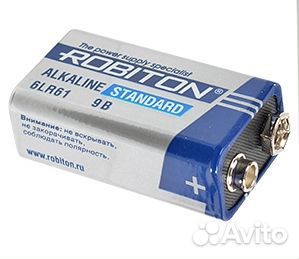 Элемент питания robiton крона 9v