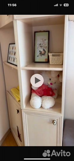 Шкаф стеллаж мебель Италия детская