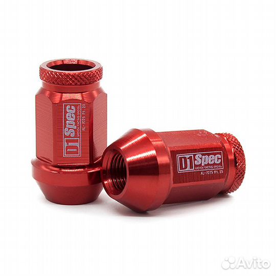Гайки D1 Spec M12x1.25 (Красный)