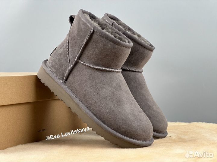 Угги женские Ugg Classic Mini II Grey