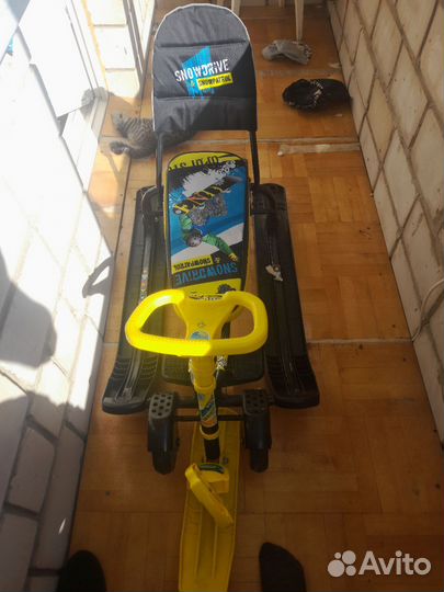 Снегокат с колесами