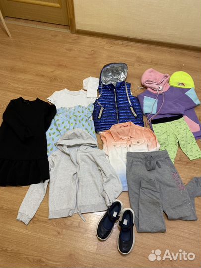 Вещи пакетом на девочку 134 140