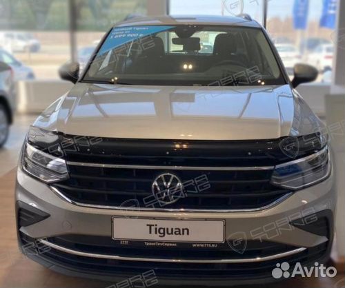 Дефлектор капота Volkswagen Tiguan II 2020- FL