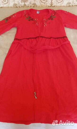 Халат-платье домашнее хб новый XL