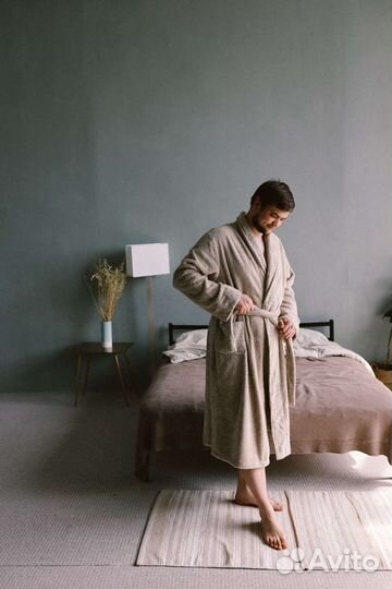 Махровый бамбуковый халат Турция премиум