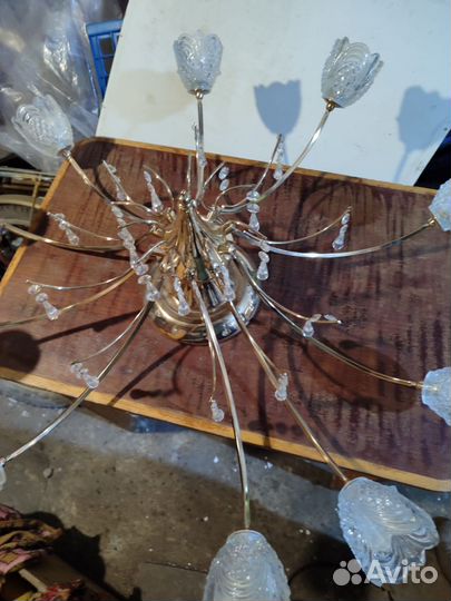 Люстра потолочная бу