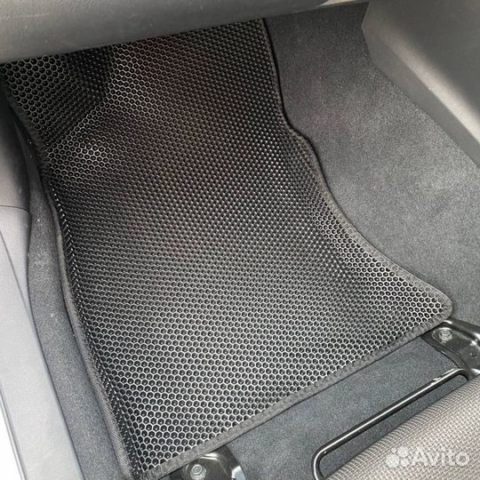 Коврики EVA 3Д на Импреза V черный+черный