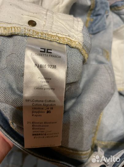 Джинсы Elisabetta Franchi