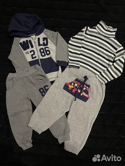 Вещи пакетом фирменные на мальчика 92-98