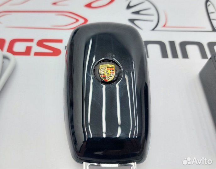 Смарт ключ Порше стиль Мерседес синий