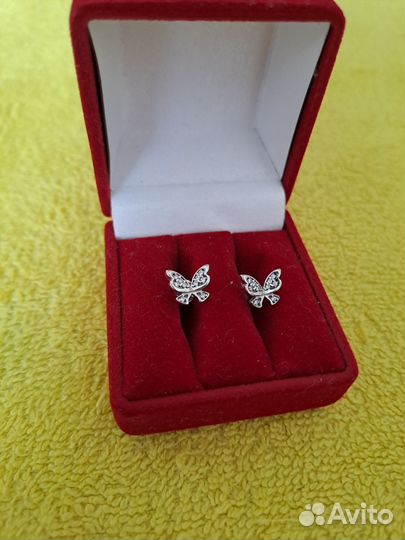 Серьги детские серебро