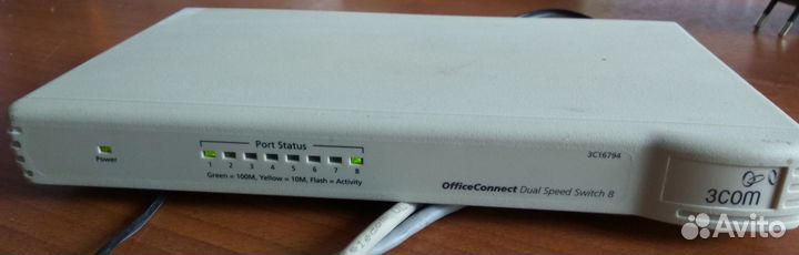 Коммутатор D-link DGS-1008D, 3Com 16 sw