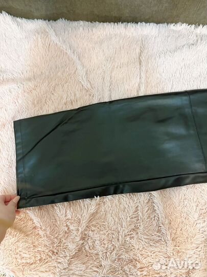 Брюки кожаные