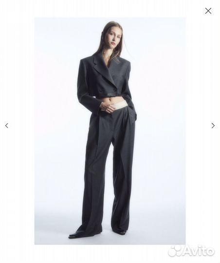 Новые шерстяные брюки COS 36-40