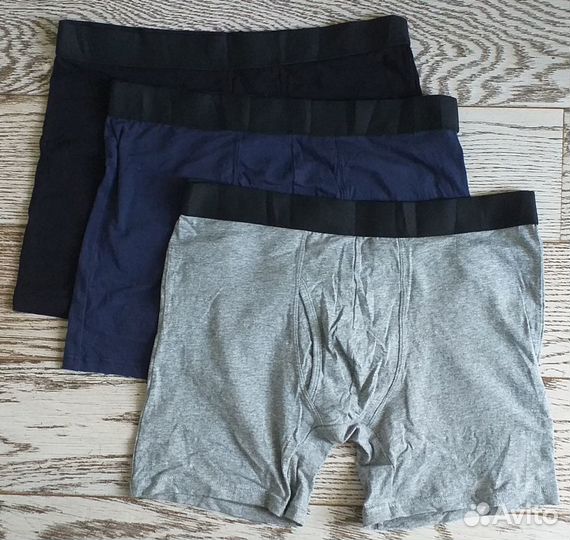 Трусы-боксеры новые everyd набор 3 штуки 50 р-р