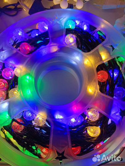 Гирлянды нити led