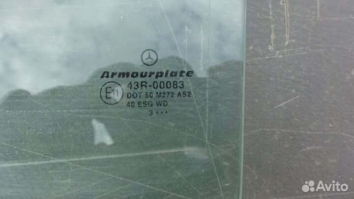 Стекло боковое заднее левое Mercedes-Benz C180