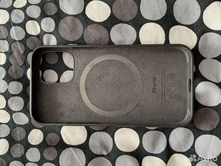 Apple iPhone 12 mini silicone case MagSafe Black