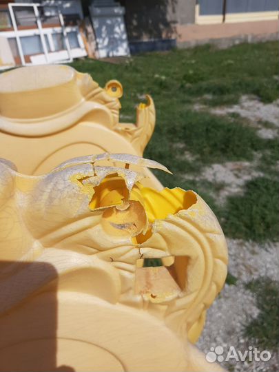 Детская горка пластиковая уличная бу